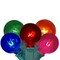 Northlight 10 Multi-Color Transparent G40 Globe Christmas Lights - 9' Green Wire